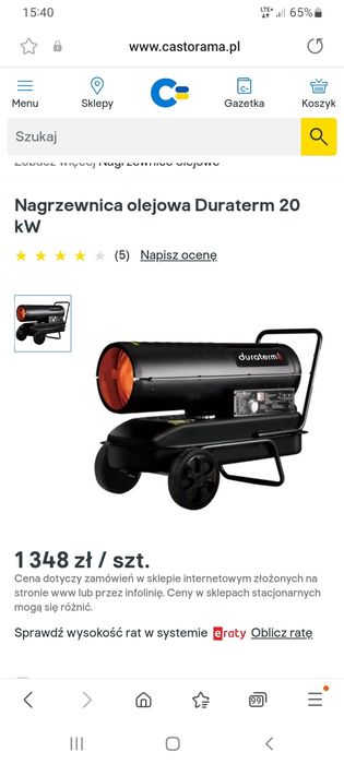 Nagrzewnica duraterm 20kw