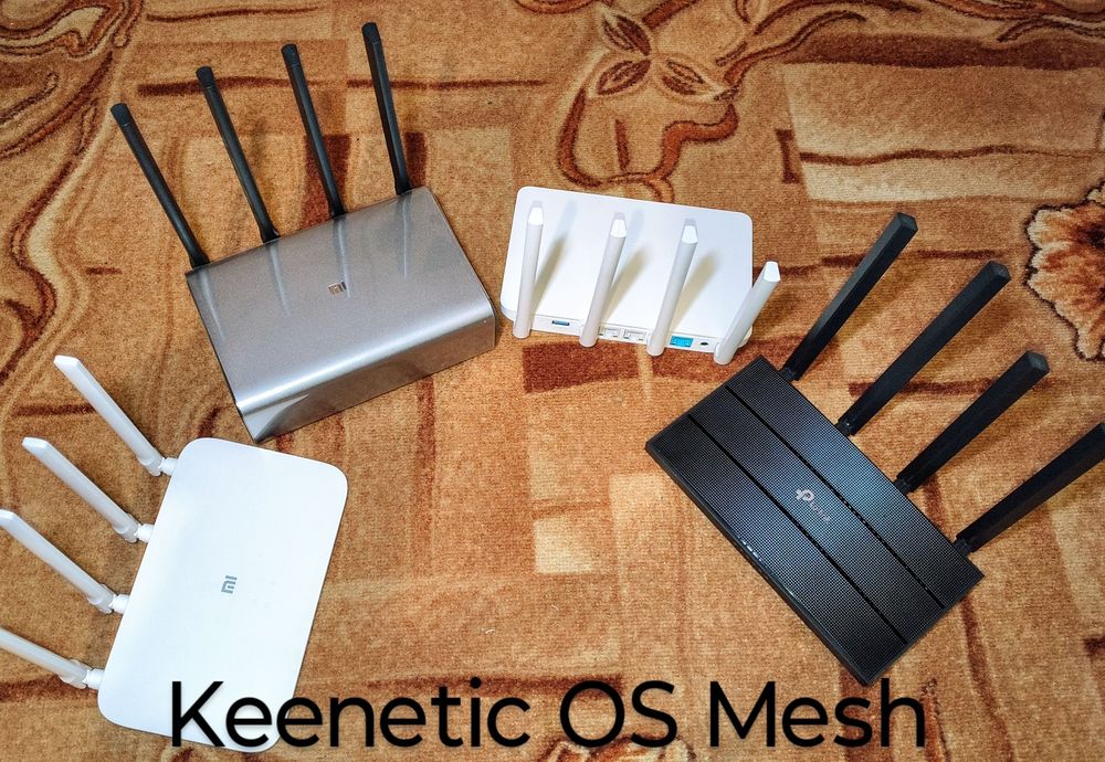 Гигабитный MESH Keenetic OS (mi router 4\4AG) 3G v1 R3P WiFi5 KN-1910