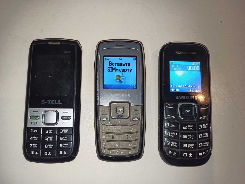 Мобильные телефоны cricKet J88B, S-Tell S2-00, Samsung и др.