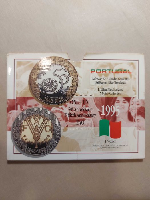 Carteira INCM 1995 Escudos BNC (ONU/FAO)