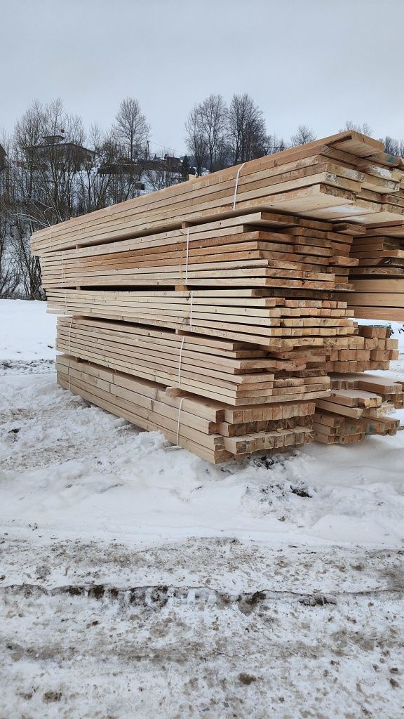 Stemple budowlane deski szalunkowe więźba dachowa altana strugane HDS