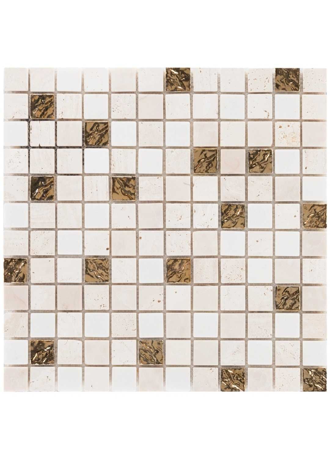 Mozaika marmur złoto Roma Gold 30x30 29 sztuk