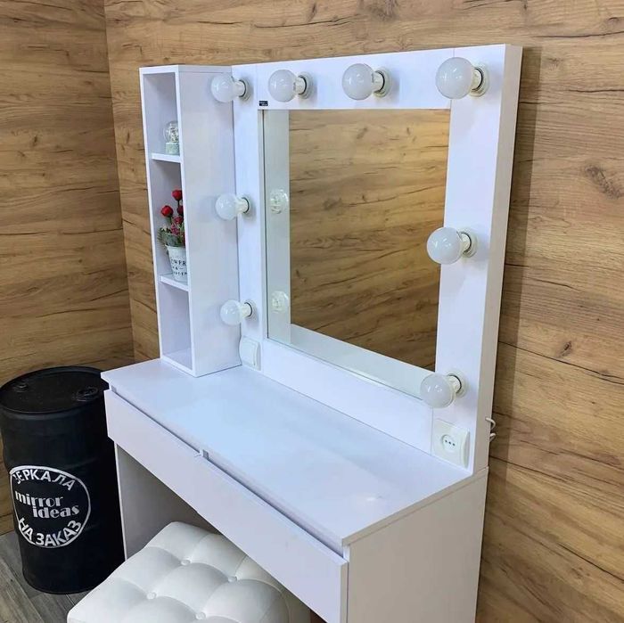 Туалетний столик з поличкою, макияжный гримерный туалетный стол