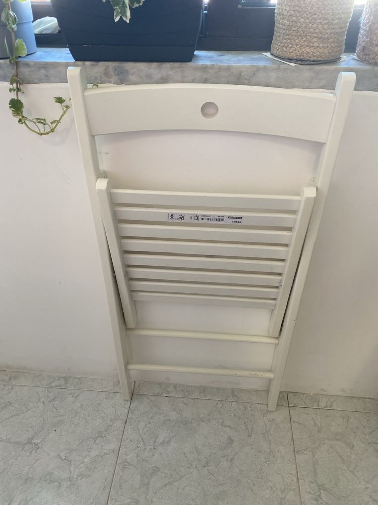 Cadeira dobrável TERJE Branca IKEA
