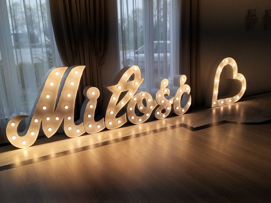 Wynajmę napis Love,Miłość,Mąż i Żona