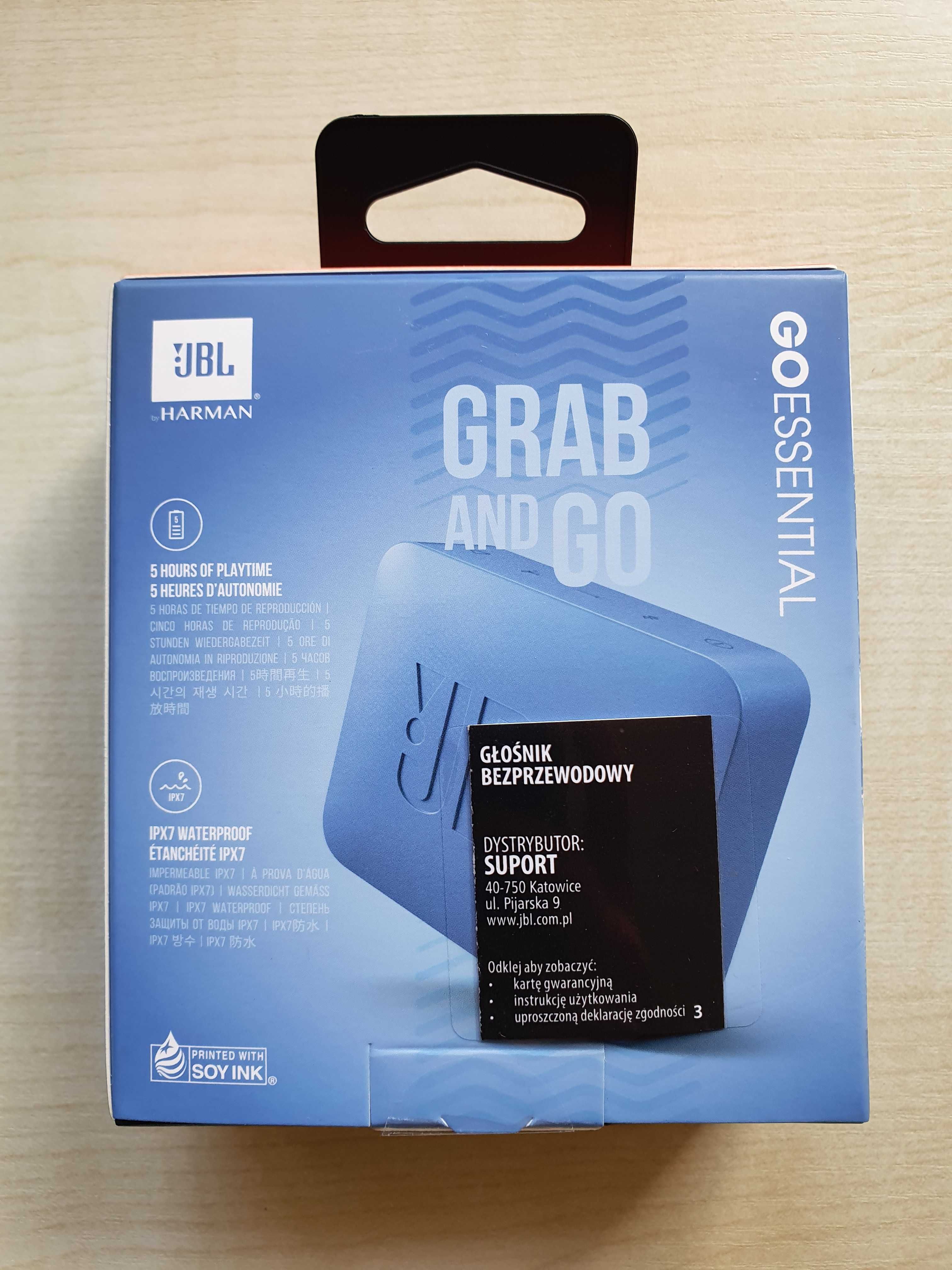 Głośnik Bluetooth JBL Go Essential (niebieski)