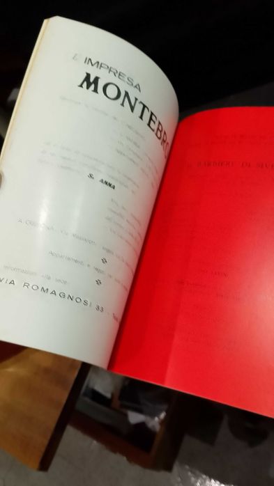 Programa Teatro Municipale Piacenza 1961/62