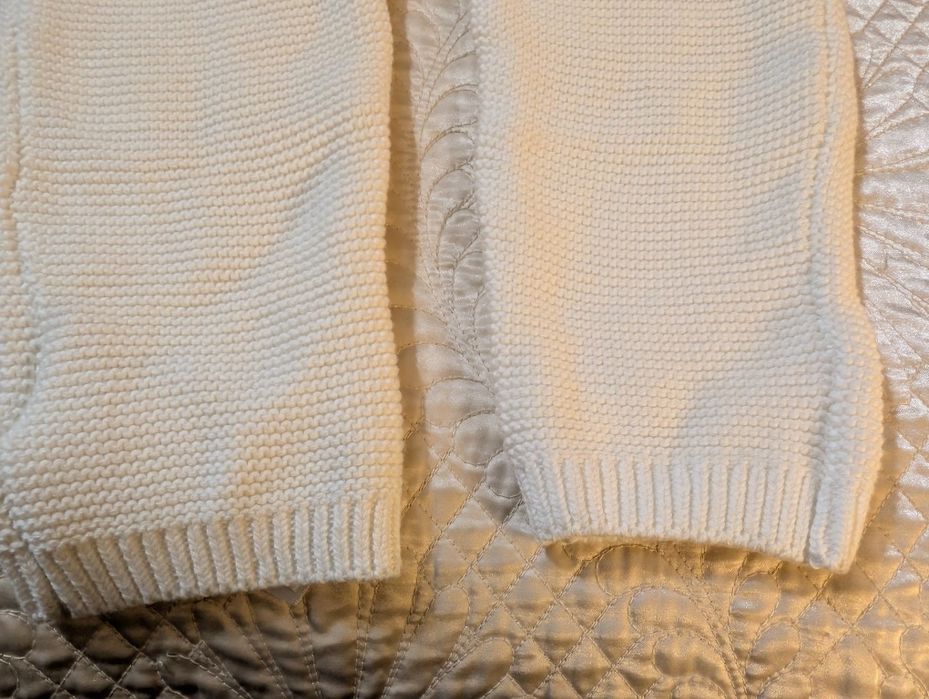 Jardineira / macacão e blusa 9-12 natal