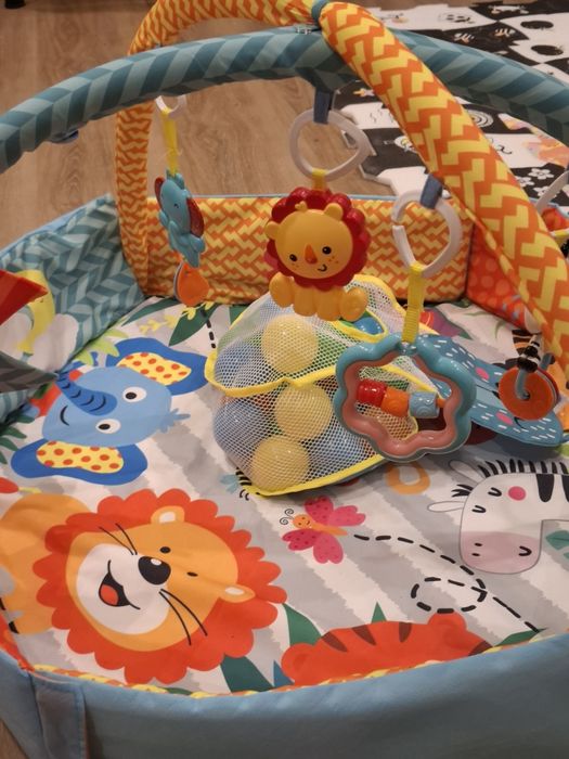 Килимок ігровий з дугами, басейн з кульками для немовля El Camino