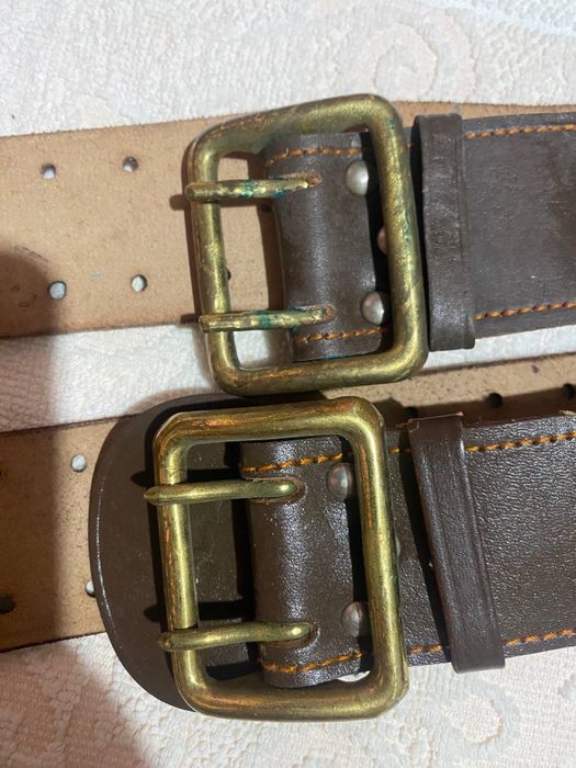 Тактичні шкіряні ремені (армійські, посилені)