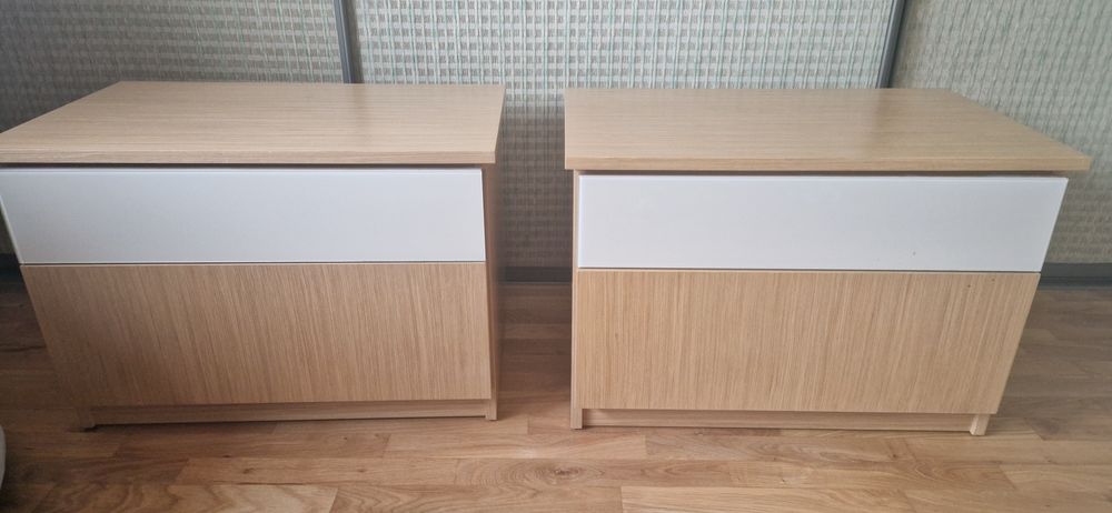 Szafki nocne 2 sztuki jasny dąb
