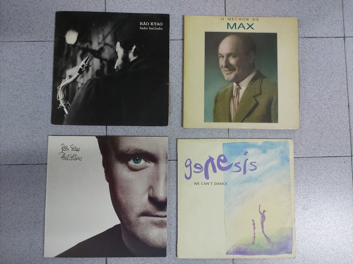 Discos Vinil Phil Collins Genesis REM Bryan Adams Max Rão Kyao