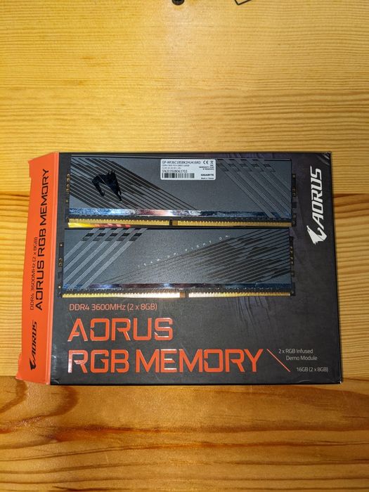 Ddr4 16gb 3600mhz Aorus gigabyte  , оперативная память , ОЗУ