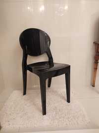 Krzeslo Scab igloo  Design czarne wysoki połysk made in italy