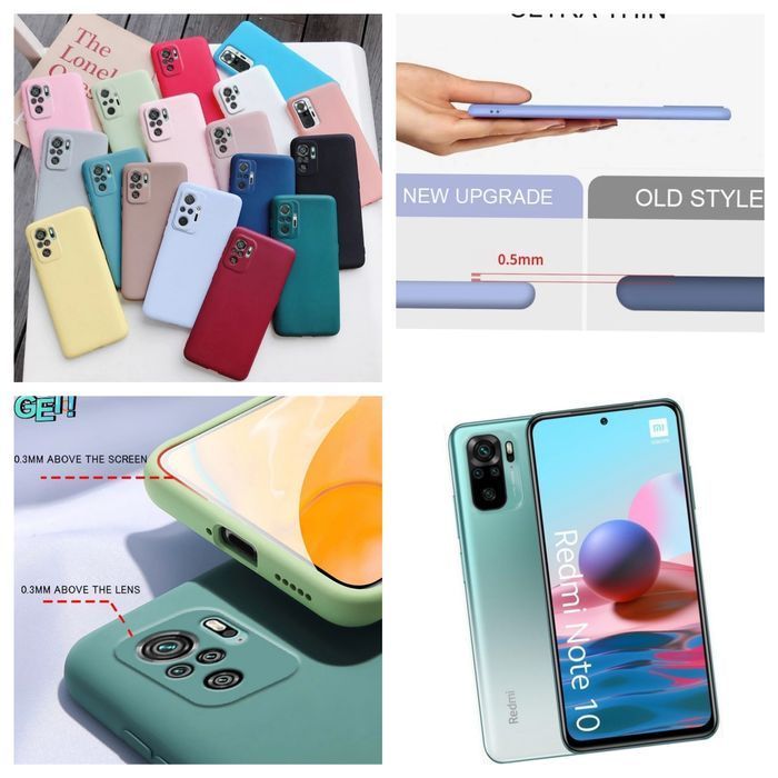 Capa Soft P/ Xiaomi Redmi Note 10 / Redmi Note 10S -Nova- 24h