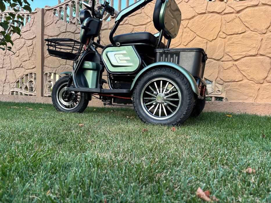 Трицикол CORCO《LOGAN 》Двигун 1000-1200W Батарея 72V-23Ah Доставка.