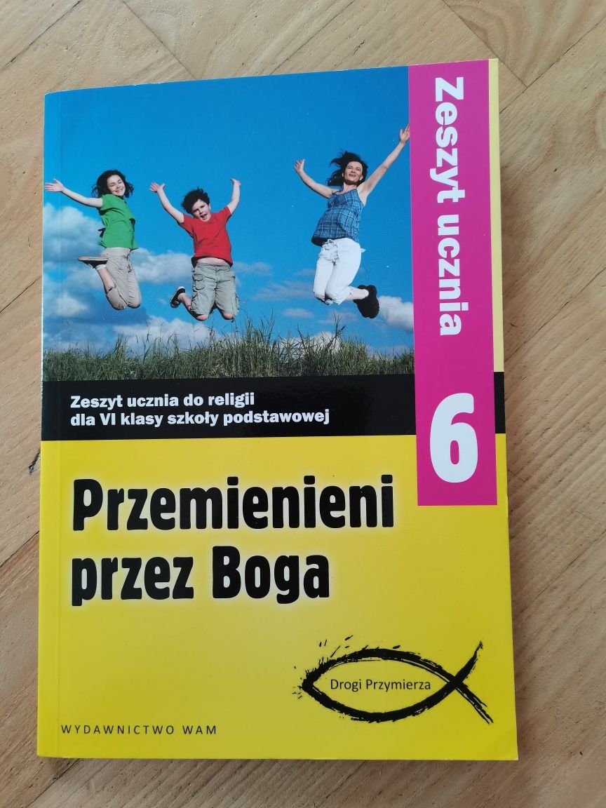 Obdarowani przez Boga książka i zeszyt ucznia klasa 6 wydawnictwo WAM