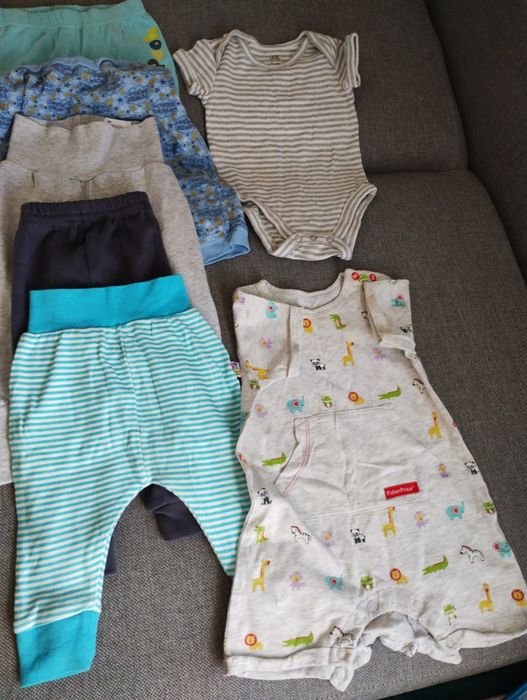 Paka ubranek niemowlęcych 68 chłopięcych