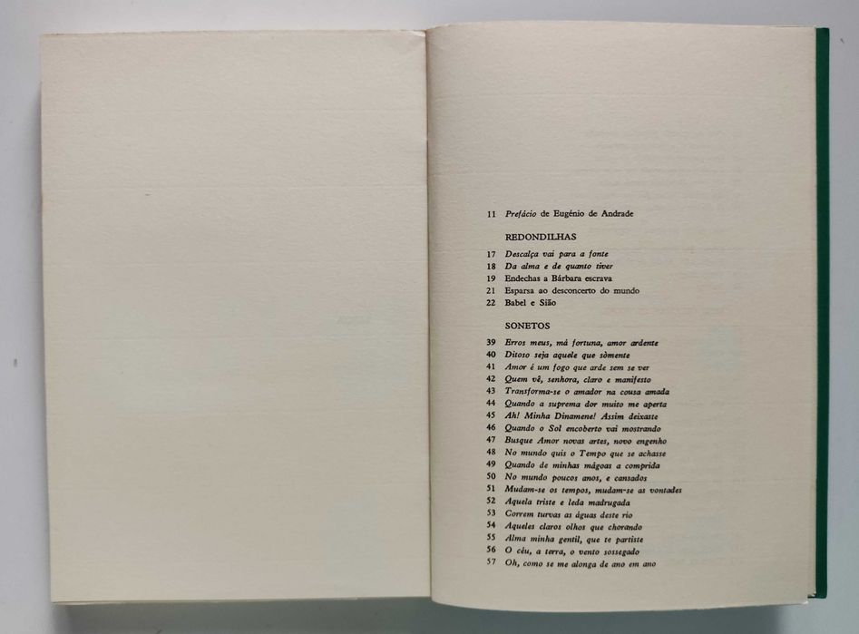 Eugénio de Andrade | Versos e alguma prosa de Luís de Camões