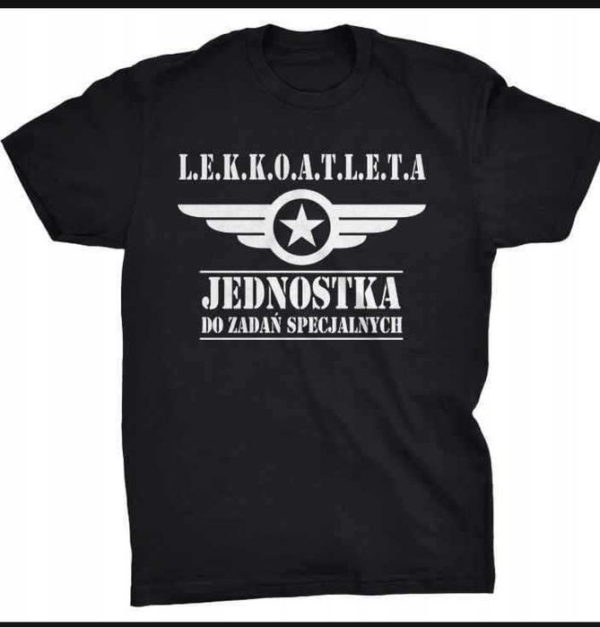 Koszulka LEKKOATLETA - jednostka do zadań specjalnych.