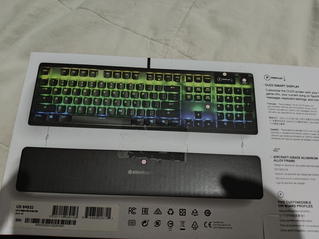 Teclado apex 5 mecânico rato Logitech G502x