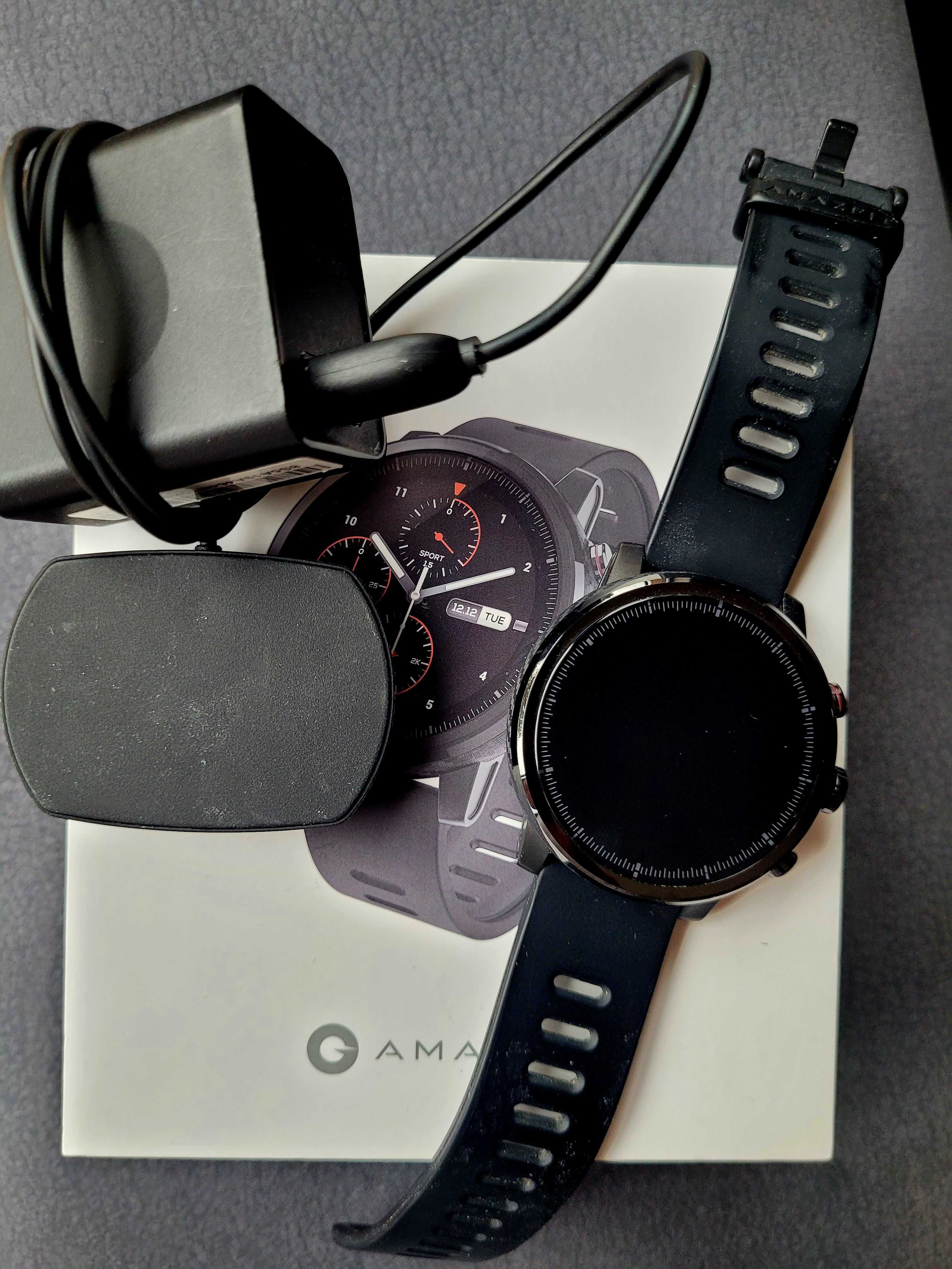 Smartfit Stratos A1619 Smartwatch plus ładowarka i opakowanie