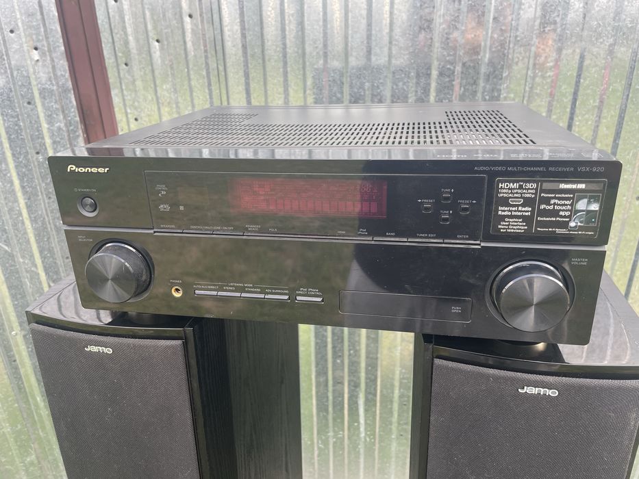 Zestaw Amplituner Pioneer VSX-920-K i kolumny Jamo S 606