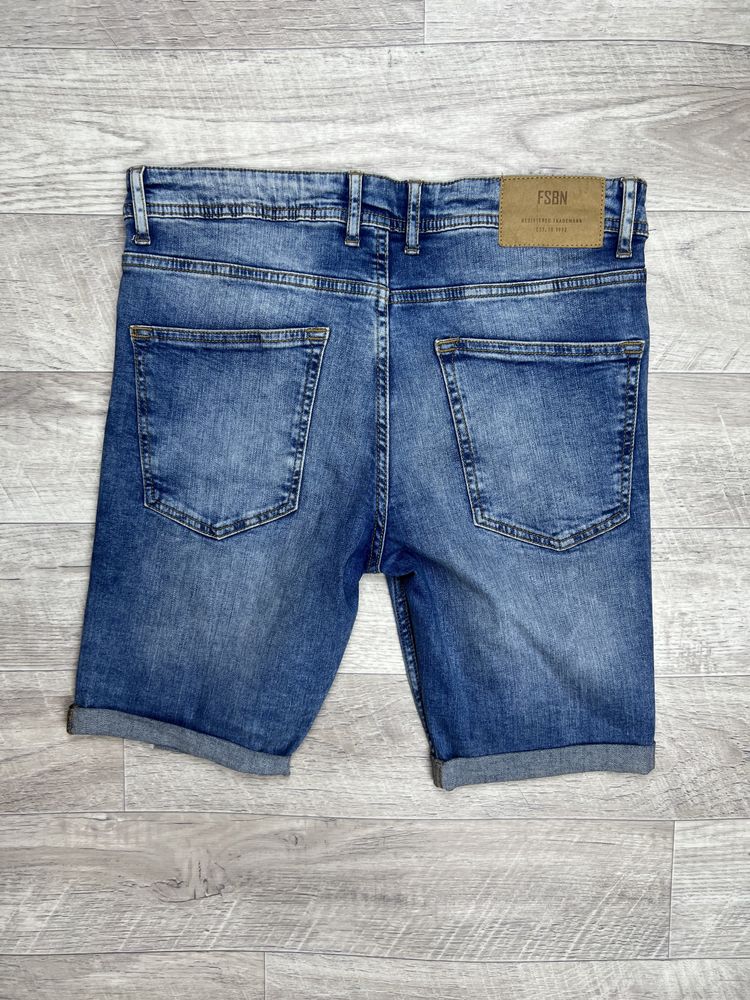 Fsbn шорты 31/30 размер джинсовые синие оригинал