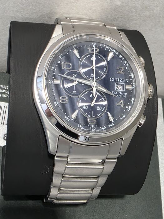 Jak Nowy Zegarek Citizen Eco Drive Szafir Titanium CA0650-82L Komplet