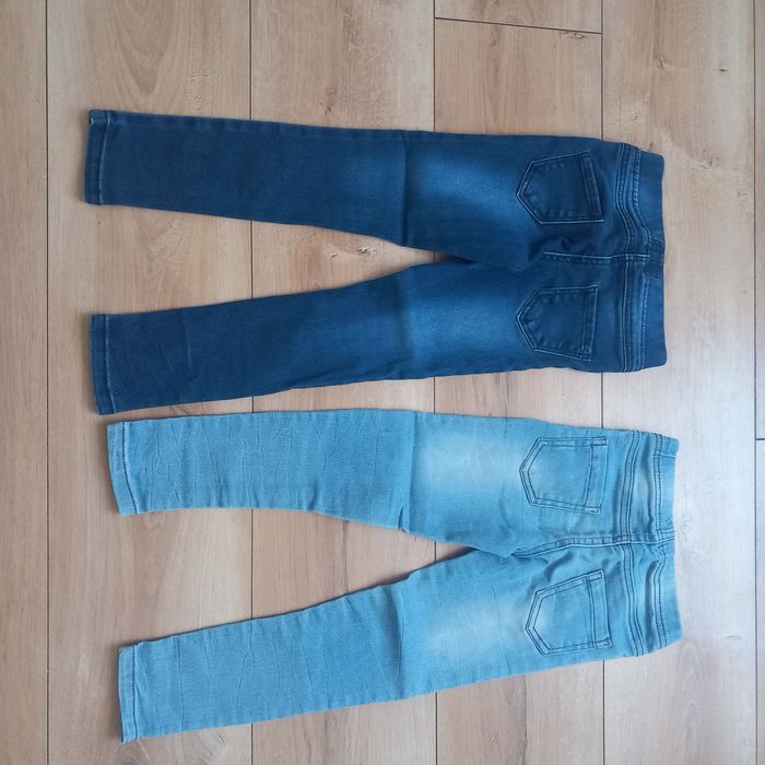Spodnie jeansy jeansowe jeansy dla dziewczynki rozmiar 110