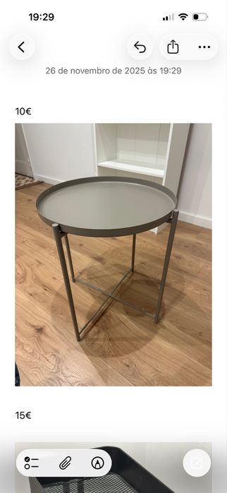 2 x Gladom mesa apoio