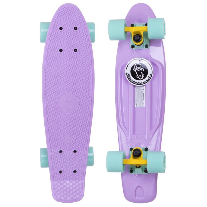 Пенни борд лиловый 56 см