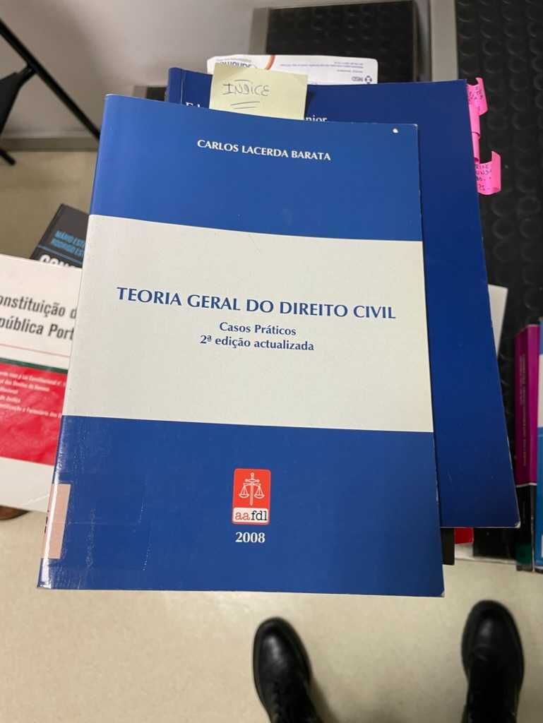 livro teoria geral do direito civil carlos barata- fdl