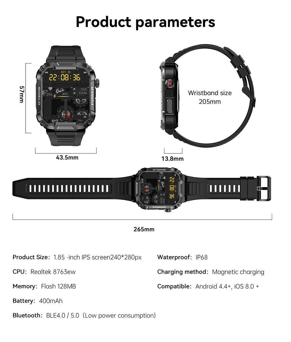 Smartwatch melanda 1.85