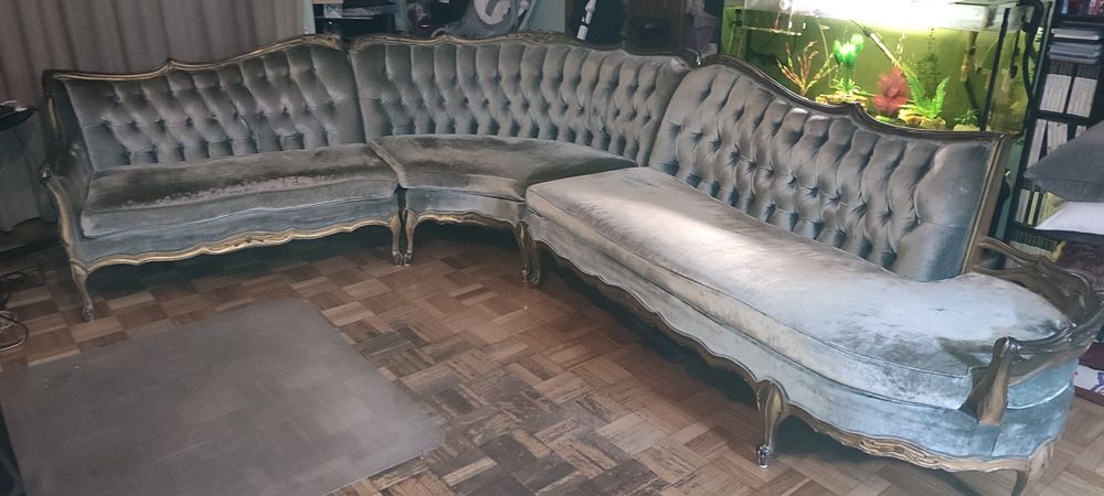 Sofá vintage único importado dos Estados Unidos lindo vendo ou troco