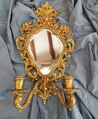Зеркало бронза бра Франция
