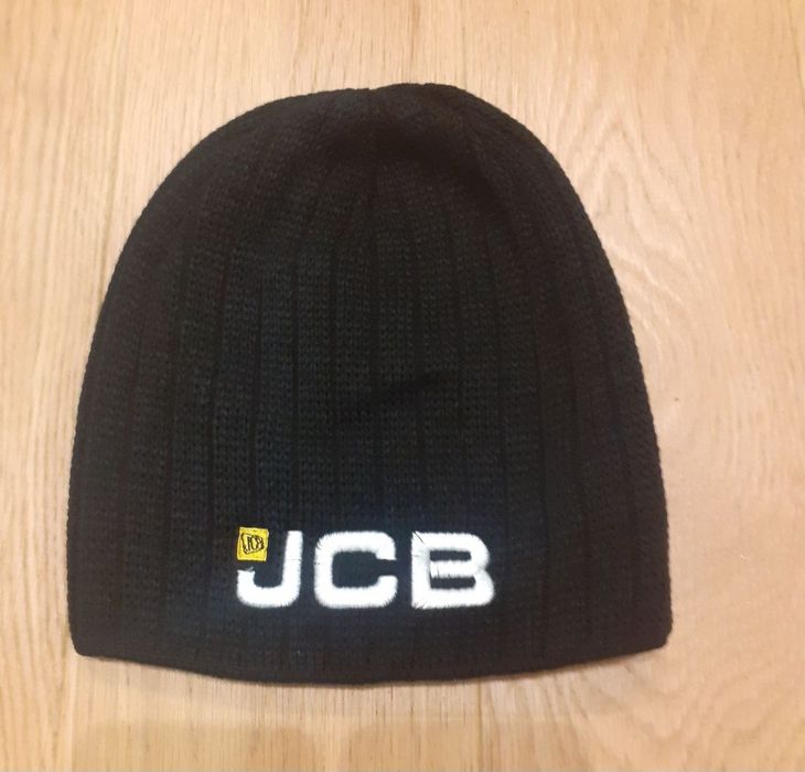 Czapka zimowa Jcb haftowana