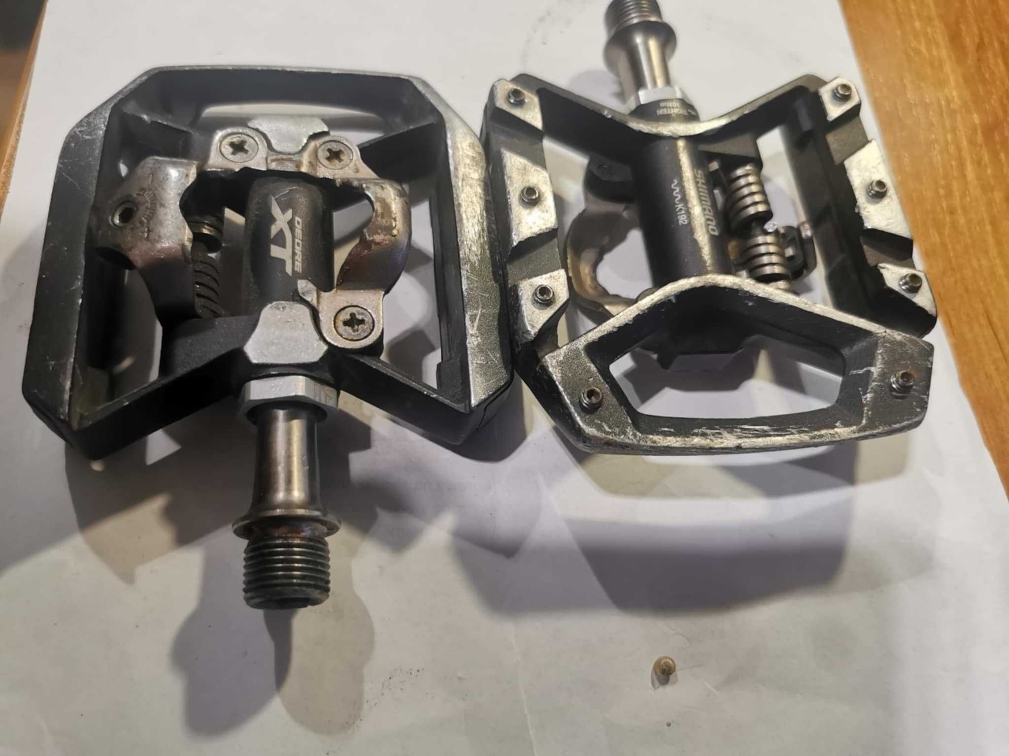Pedały Shimano Deore XT PD-T8000 + bloki SH56
