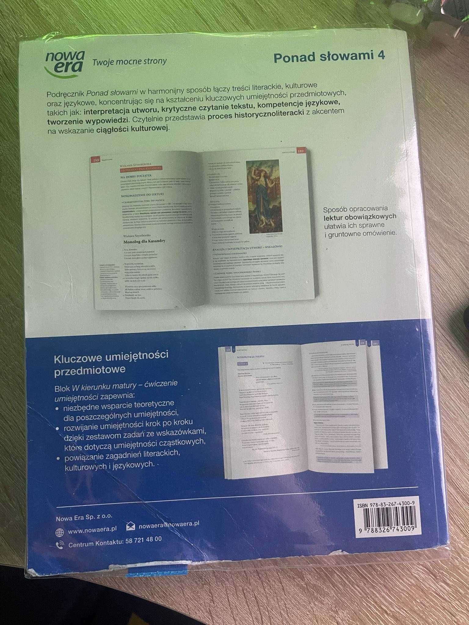 Podręcznik Ponad Słowami 4