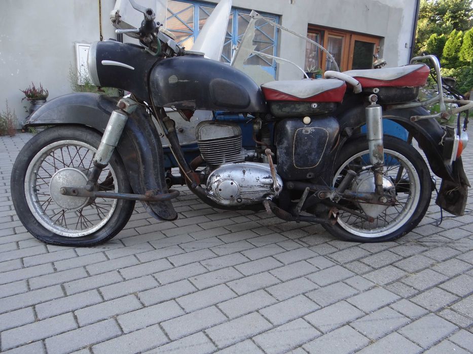 MZ ES 250/1 1964r Jaskółka z wózkiem bocznym