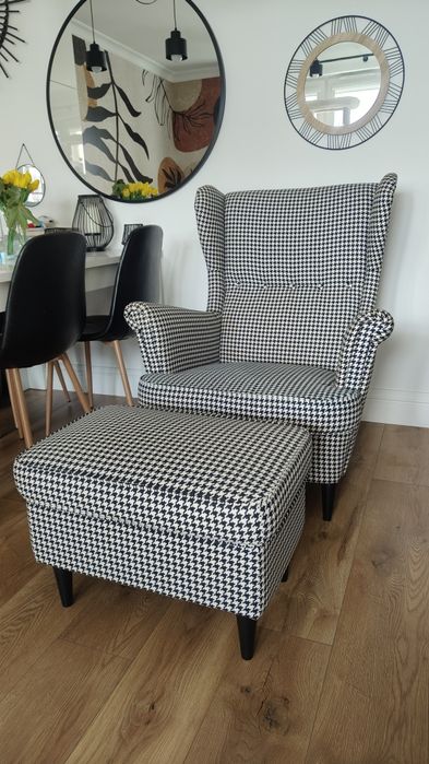 Fotel uszak IKEA Strandmon Vibberbo