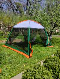 МЕГА Палатка-шатер летний с москиткой + водонепроницаемый тент