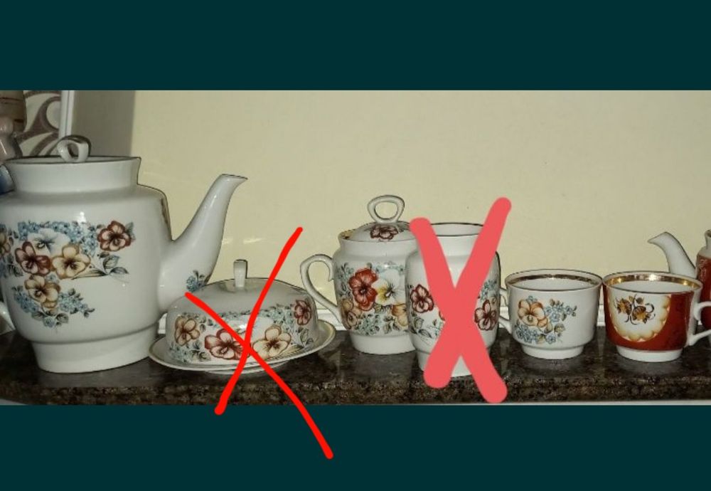 Чайничок, цукерничка, конфетниця