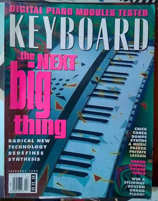 Números antigos da revista Keyboard