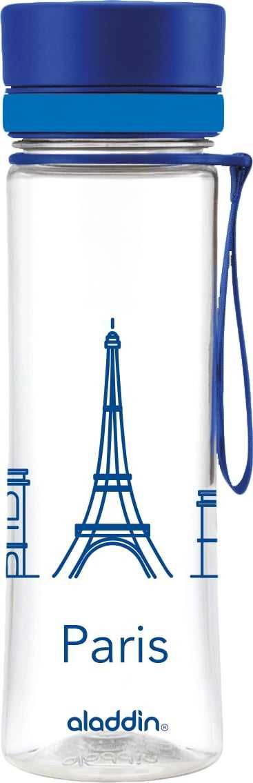 Butelka na wodę i różne napoje Paris niebieska - 0,6L Aladdin