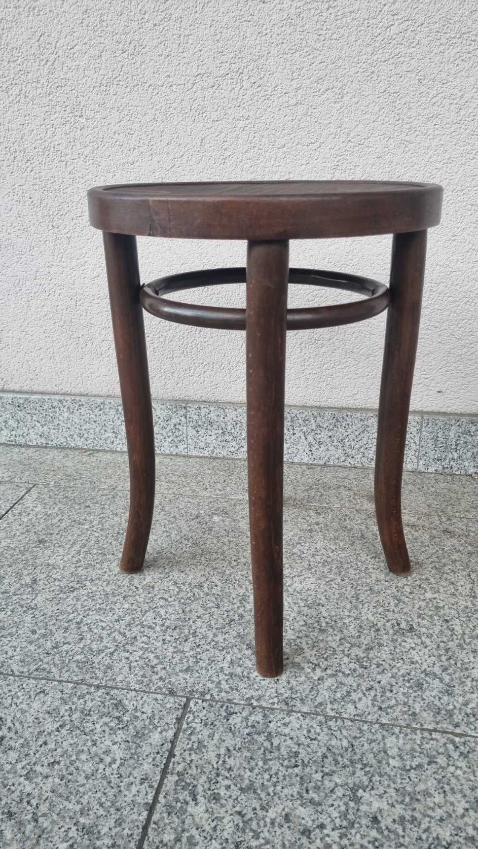 Thonet taboret krzesło gięte przedwojenne Art Deci Design