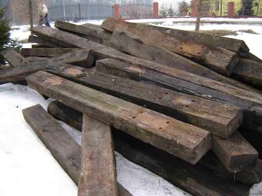 Kraweżniki podkłady nie kolejowe