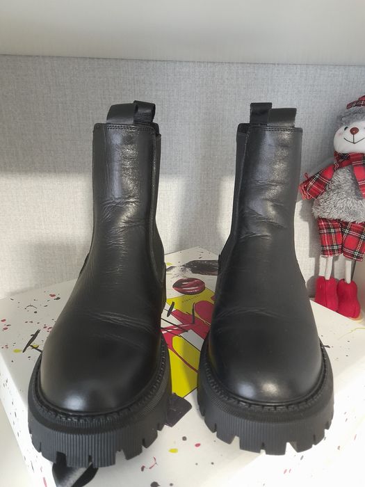 Ботинки  зимние челси кожа  Fidelitti