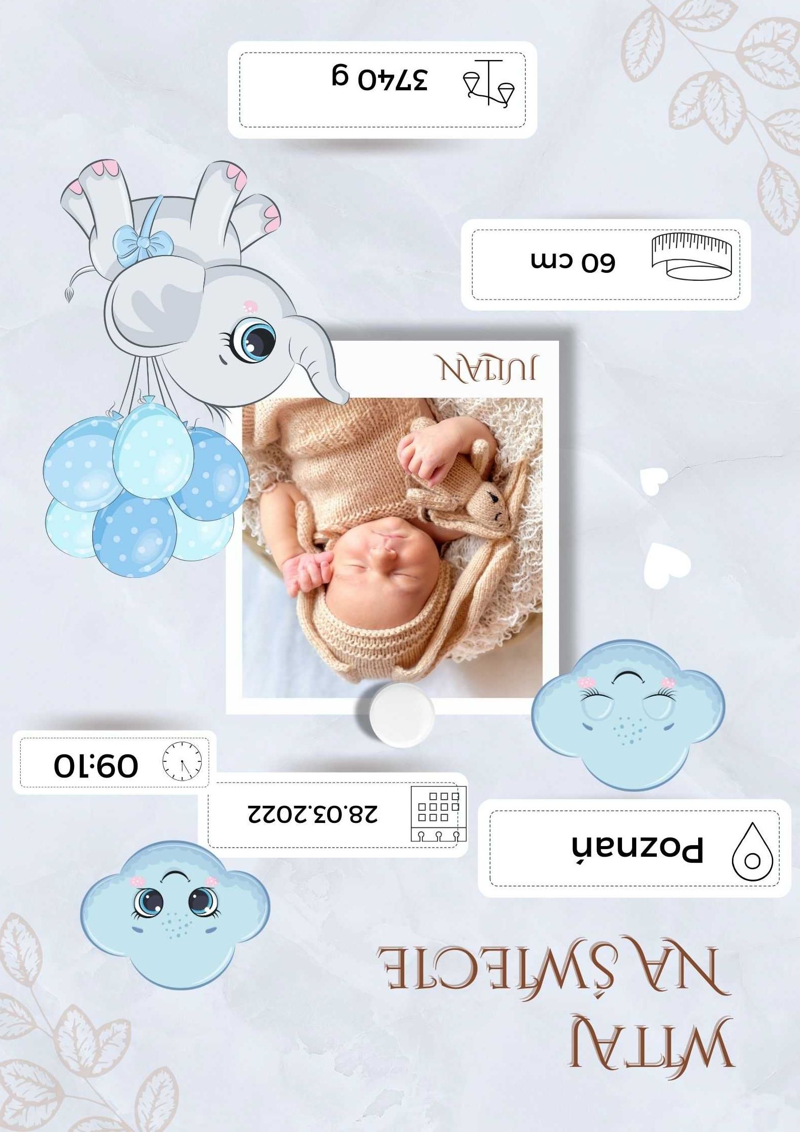 Metryczka dla dziecka