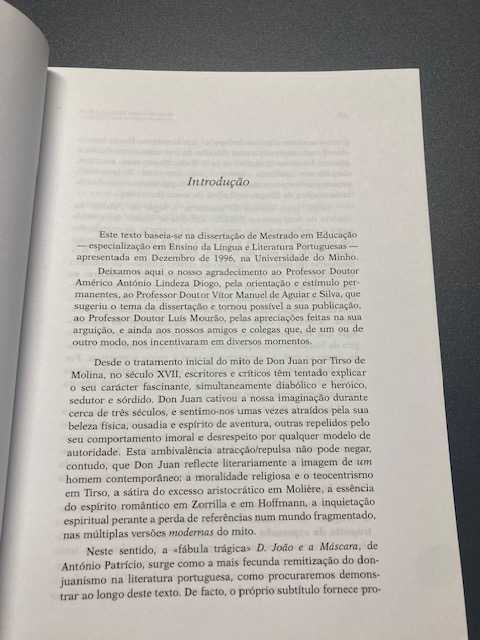 D. João e a Máscara de António Patrício, uma tragédia de expressão